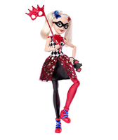 DC Super Hero Girls - Harley Quinn Masquerade Doll w/ Mask Balmasque by Mattel