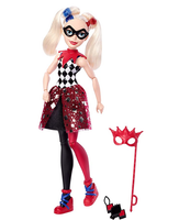 DC Super Hero Girls - Harley Quinn Masquerade Doll w/ Mask Balmasque by Mattel