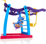 WowWee Fingerlings Baby Monkey Liv & Monkey Bar Swing Playset