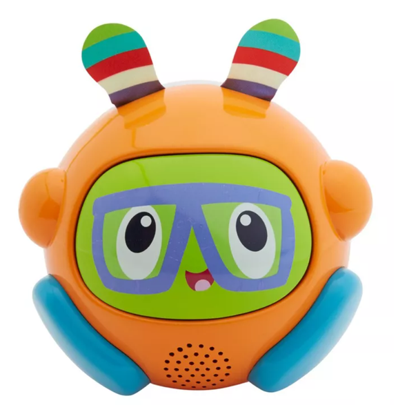 Fisher-Price Bright Beats Spin & Crawl Tumble Ball Franky Beats Musical Toy Baby