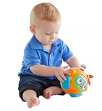 Fisher-Price Bright Beats Spin & Crawl Tumble Ball Franky Beats Musical Toy Baby