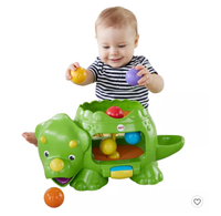 Fisher-Price Double Poppin' Dino Includes Double Poppin' Dino & 6 Colorful Balls