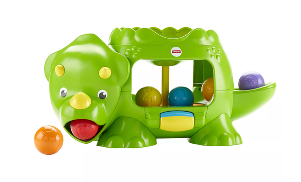 Fisher-Price Double Poppin' Dino Includes Double Poppin' Dino & 6 Colorful Balls