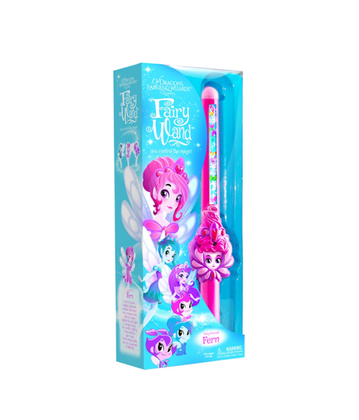 Dragons, Fairies, and Wizards Fairy Fern Hand Held Wand - PINK