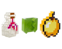 Minecraft Inventory Clip with Potion and Apple Accessories (3 Piece Set)