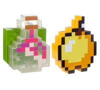 Minecraft Inventory Clip with Potion and Apple Accessories (3 Piece Set)