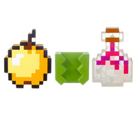 Minecraft Inventory Clip with Potion and Apple Accessories (3 Piece Set)