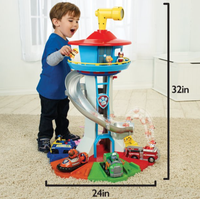 Paw Patrol My Size Lookout Tower with Exclusive Vehicle Periscope Lights Sounds