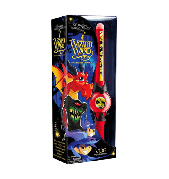 Of Dragons, Fairies, and Wizards VOG Hand Held Wizard Wand - RED