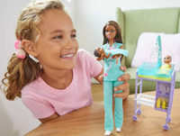 Barbie 'You Can Be Anything' Baby Doctor African American/Black Doll Playset